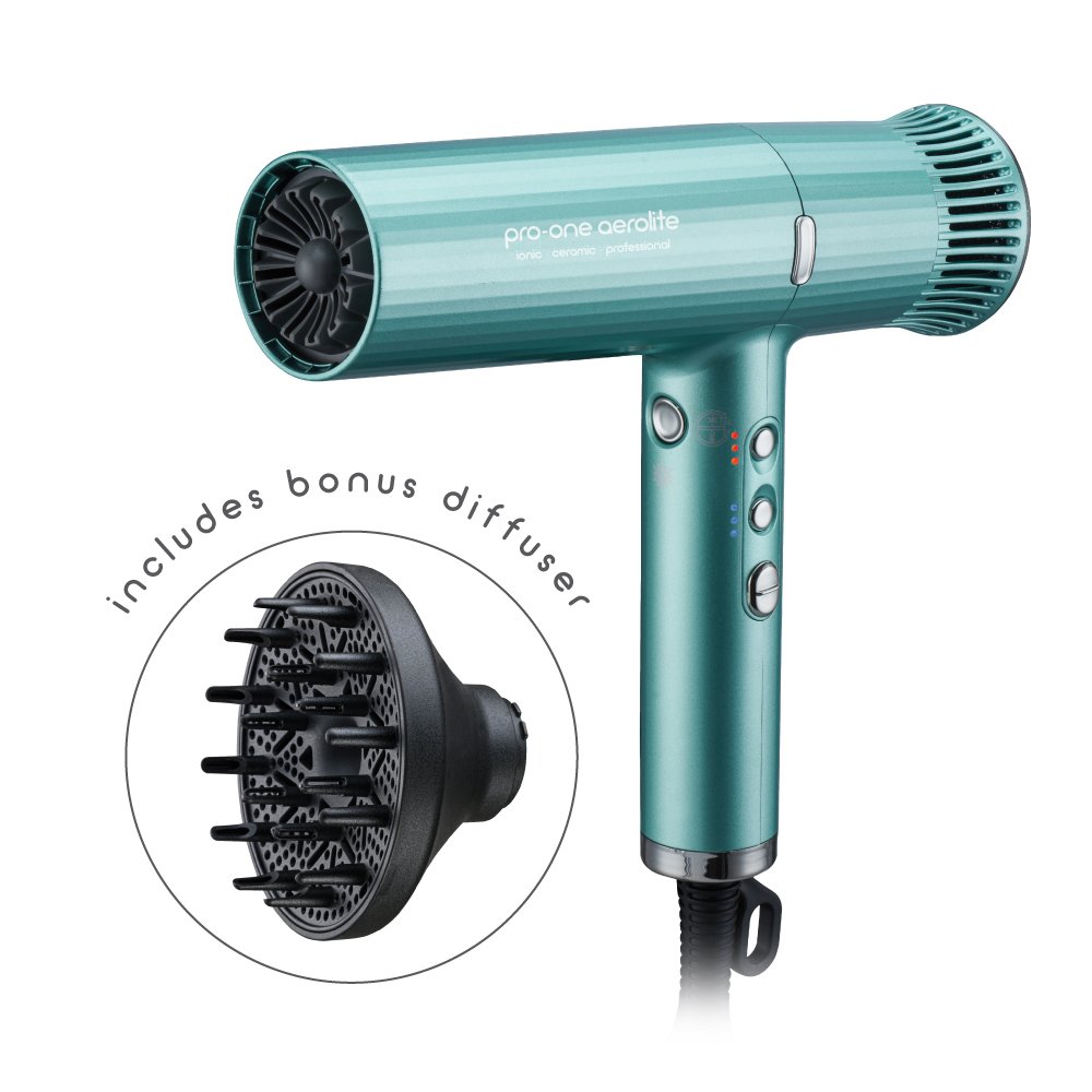 Pro-One Aerolite Hairdryer - Emerald Green- SALE